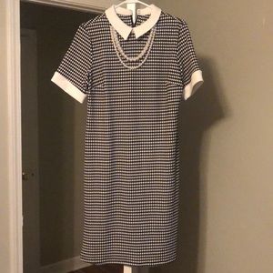 PreLoved Houndstooth dress. Size 14